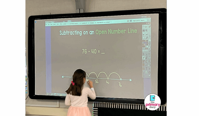 How to Teach Jumping on a Number Line (with Free Posters!) - The ...