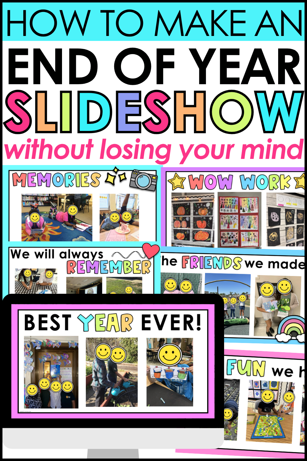 May End Slideshow How to Make an End of the Year Slideshow (The Easy Way) - The Primary Diary