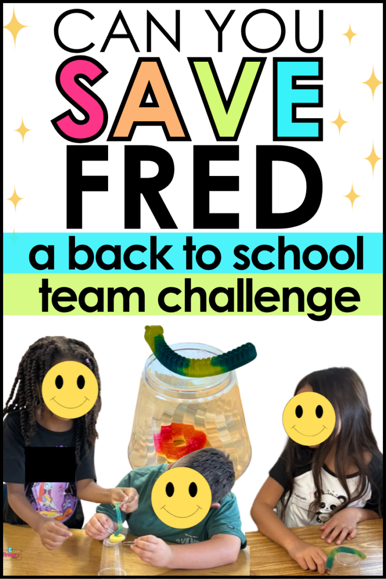 Can You Save Fred? Your New Favorite Back to School Activity